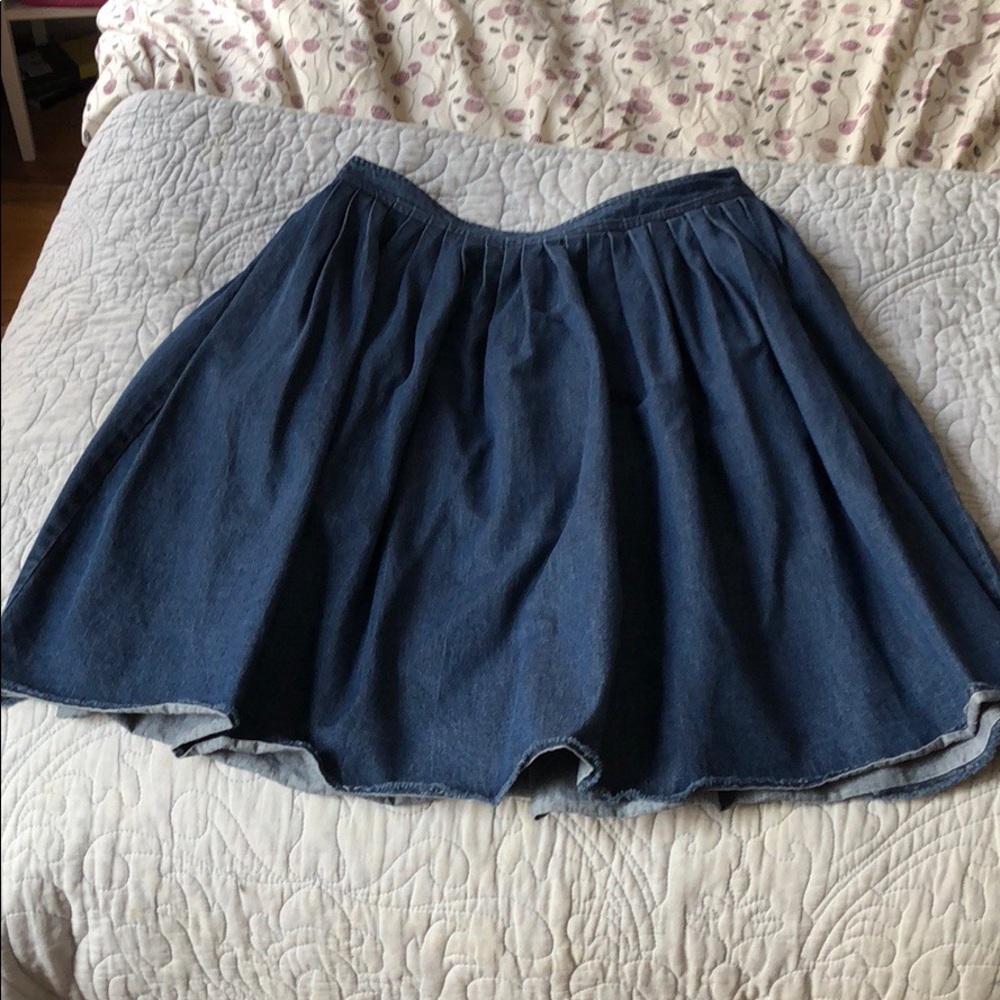 Kate spade Saturday denim midi skirt